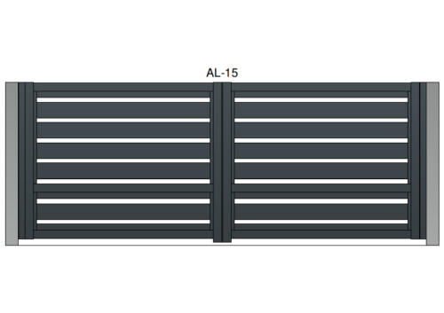 AL-15 brama dwuskrzydlowa